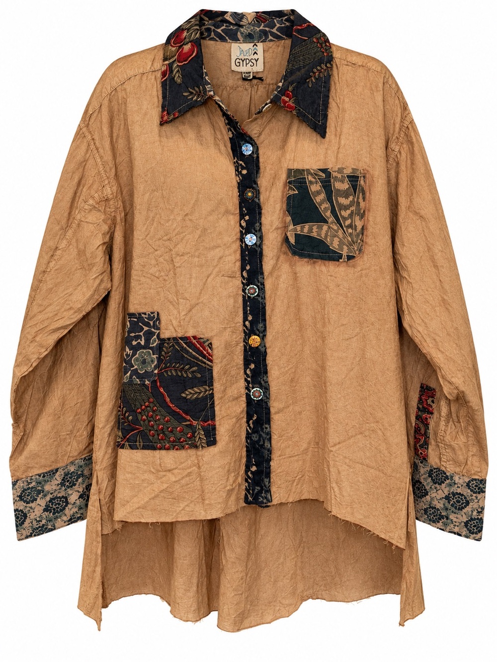 Jaded Gypsy Oversized Button-Down Tunic